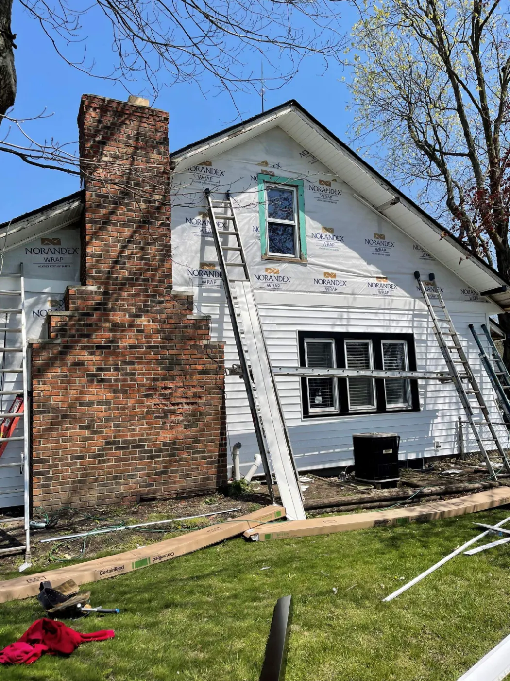 Storm-damaged siding documented in Bridlewood